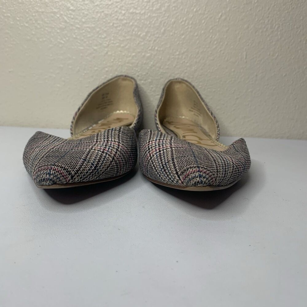 Sam Edelman Rodney D'Orsay Flats Glen Plaid Pattern Sz 9 Pointed Toe - Picture 3 of 11